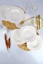 Terra 6-Piece Porcelain Pit Dinner Plate Set 21 Cm Cream - TL4034620 C320.225 - 2