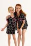 Smıley Stars Shorts Set Mother Daughter Pajamas Set.Sold Separately Prices Are Different - 6