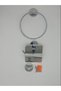 Stainless Steel 3-Piece Hook, Towel Rack, Toilet Paper Holder Bathroom Accessories, Polished Chrome Finish - 3