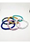 6-Piece Summer Colorful Women's Glass Bead Bracelet Set - 2