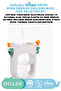 400ml New Collection Cute Rabbit Ear-Shaped Tritan Kids' Water Bottle with Straw - 6