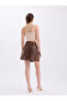 Genuine Leather Short Skirt - 8
