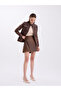 Genuine Leather Short Skirt - 2