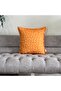 Throw Pillow Cover, 4-Piece Orange Combination, New Season, Special Stitched - 7
