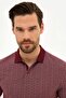 Claret Red Slim Fit Polo Neck T-Shirt - 2