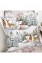 Winter Themed Vineyard House & Deer Design Digital Printed Modern Pillow Throw Pillow Cover - 2