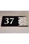 Brush Series Smoked Mirrored Door Number - 2