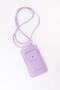 Women's Lilac Small Phone Bag Case with Shoulder Strap Hiking Bag with Card Compartment
