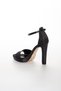 High Heel Women's Evening Dress Black Color Shoes - 5