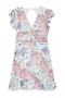 Multicolor Floral Print A-Line Ruffle Mini Woven Dress TWOSS24EL00868 - 6