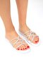 19242 Model White Women's Slippers - 5