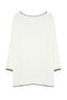 Ecru Stitching Detail V-Neck Sweater Tbbaw25An00005 - 7