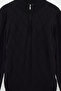Siyah Slim Fit Pamuklu Yarım Balıkçı Fermuarlı Yaka Smart Triko Kazak TMNAW23KZ00215 - 7