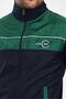 Men's Mock Neck 2-Yarn Sports Tracksuit Set - Navy - 7