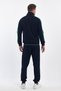 Men's Side Yoke Zip-Up Tracksuit Set - Navy - 9