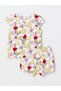 LCW baby Crew Neck Baby Girl Shorts Pajamas Set - 3