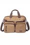 Ctvyb1278-0007 Light Brown Unisex Briefcase and Backpack