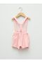 Baby Girl Shorts Skirt with Elastic Waist and Embroidery Detail - 2