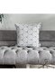 Throw Pillow Cover, 4-Piece Gray Combination, New Season, Special Stitched - 5