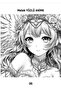 Angel Face Anime Coloring Book (50 Coloring Pages) - 4