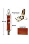 Takbırak Hat & Accessory Hanger Clip, Genuine Leather & Metal Apparatus Luggage Bag Hanger Accessory, 1 Piece - 6