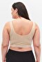 Plus Size Gathering Seamless Bra Ld1923 - 2
