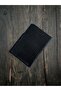 Navy Blue Genuine Leather Python Printed Card Holder - 3