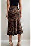 Leopard Satin Skirt - 5