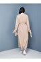 Oversize Patterned Embossed Trench Coat - 6