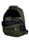 Black-Two Compartment Backpack - 4
