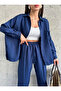 Linen Shirt Trousers Double Set - 3