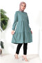 Green Gathered Tunic - 0699-07 - 2