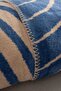 Twin Blanket Soft Cotton Double Blanket Brown Blue 200 x 220 5037A - 6