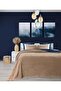 Twin Soft Cotton Double Blanket Brown Blue 200 X 220 5012a - 8