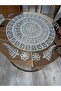 Coffee Table Cover Set/1 piece (60CM) Coffee Table Runner, 3 Pieces (33CM) Nesting Cover/4 Pieces/silvery Silver - 2
