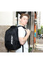 Black-Two Compartment Backpack