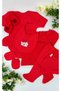7-Piece Cotton Baby Hospital Outfit (bodysuit, pajamas, bodysuit, hat, gloves, bib, booties) Cute Dog