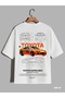 Toyota Supra Print Oversized T-Shirt t Shirt