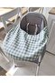 High Chair Cover & Slipcase, Checked Petrol Checked