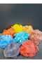 SOFT SHOWER BATH BALL SPONGE, COLORFUL, 8 PIECES - 4