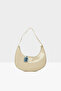 Cream Women's Oval Baguette with Oval Accessories in Patent Leather M000008479 - 3