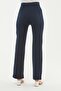 Crepe Fabric Lycra Gathering Trousers - 5
