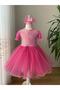 Shiny Sequin Tulle Girl's Evening Dress