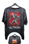 تي شيرت Ultron مطبوع للجنسين مقاس كبير - تي شيرت Marvel Comics Retro