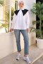 2065 Model White Double Collared Shirt - 4