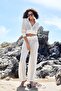 Lace-Like Knit Hooded Summer Knit Cardigan 27142 - 3