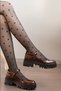 Women's Claret Red Patent Leather Harajuku Style Lolita Single Strap Shoes - 2
