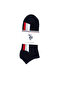 U.S. Polo Assn. Navy Blue Men's Booties Socks 5-Pack - 4