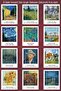 Vincent Van Gogh Paintings 12 Pieces Decorative Polo Cards - Art Poster Cards