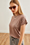 Women's Mink Bat Knitted Viscon Blouse Blz-19001916 - 5